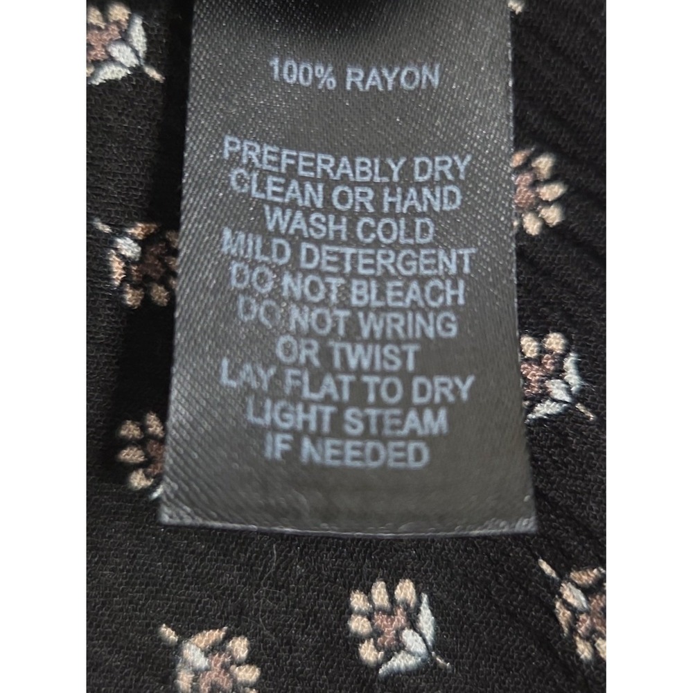 Lulus Yours Tule Black Floral Print Maxi Dress S/M- see disclaimer for damage - Picture 7 of 11